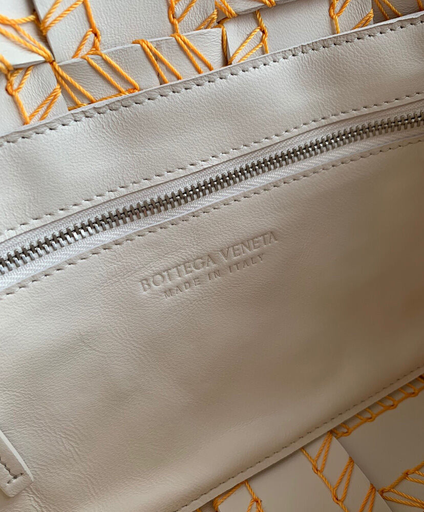 Bottega Veneta Cassette Should Bag Lambskin Orange